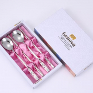 제노바 칼라 봄꽃수저 세트 2벌 (튤립)