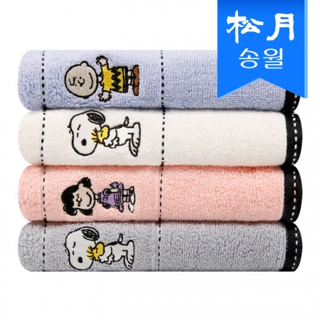 [송월타올] 스누피 프렌즈 세면 타올 1매 세면 타올 s #2