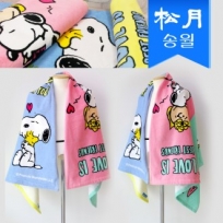 송월타올 스누피 허그76 비치 바스타월 s