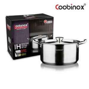 [쿠비녹스] 바론 풀스텐 24cm 곰솥 냄비