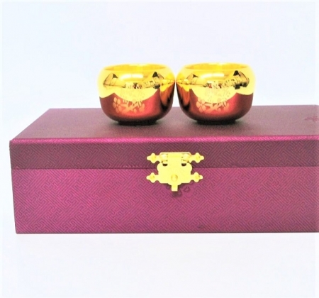 황금 매화술잔 / 금술잔 #3