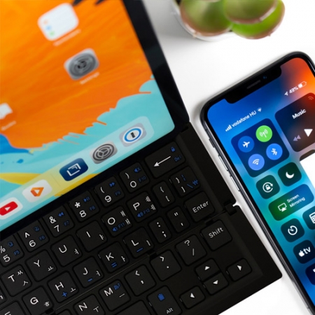 엑스트라 gni- 602 접이식 무선 블루투스 키보드 #7