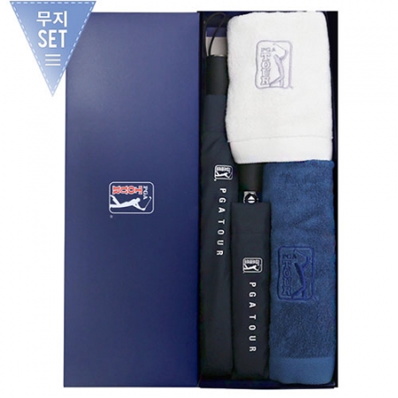 PGA 2단 자동 / 3단 7K 완전 자동우산 + 170g 면사 타올 2P 세트 #2