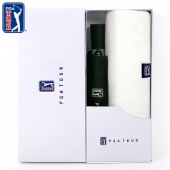 PGA 3단 7K 완전자동 무지 우산 + 260g 코마사 타올세트