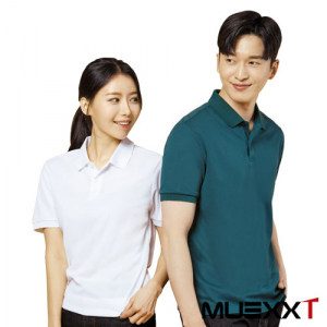 muNT14 쿨론 솔리드 소매 카우스 카라 티셔츠