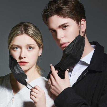 늘찬 황사 방역마스크 KF94 대형 검정색 #5