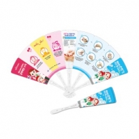 패션9쪽부채 (중/230mm)-튤립자루