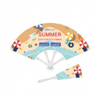 패션7쪽부채 (중/230mm)-크라운자루