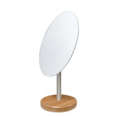 ST-314우드 빈티지 우드 받침 탁상거울