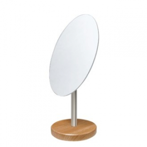 ST-314우드 빈티지 우드 받침 탁상거울