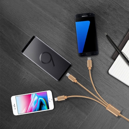 멀티 고속충전 USB 3in1 케이블 / 꼬임방지 멀티 고속충전케이블 #2