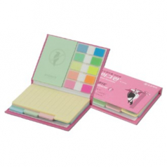 인덱스용 점착 메모 (대) 4색+팝업 플래그