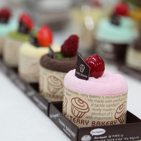 송월 테리베이커리 미니 무스 케익 핸드타올 #2