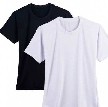 액트쿨 스판덱스 라운드 반팔 쿨스판 티 (여성용,라운드) #2