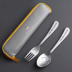 [킨더가든] [수저집 포함] 어린이 윙크 스푼포크