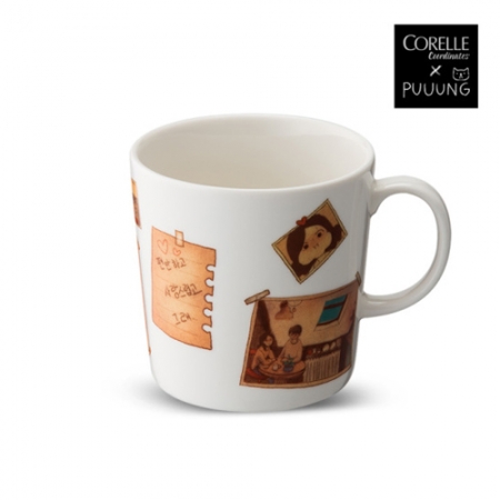 코렐 코디네이츠 퍼엉 하트 머그 400ml #4