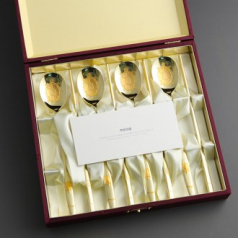 장수거북24K 금도금 골드수저 4P