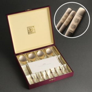 좋은날 쌍희 방짜유기 4인 수저세트