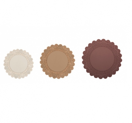 실리콘 레이스 럭셔리 컵받침 대 / 중 / 소 // 국산 #2