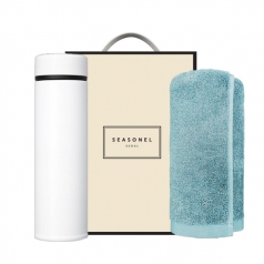 시즈넬 고급선물세트 항균세면타올 + M45 텀블러 450ml