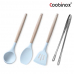 작은이미지: [쿠비녹스] 실리콘조리도구4종세트 (국자, 볶음주걱, 뒤집게, 요리핀셋) #2