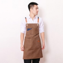 EL 스타일리스트 전문가용 데님 앞치마 CBH159