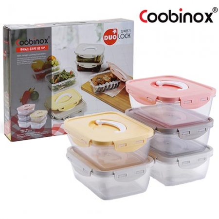 [쿠비녹스] 듀오락 밀폐용기 5종 10P #2