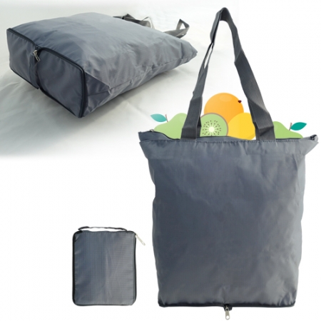 손잡이 지퍼 장바구니,숄더백 장바구니 #2