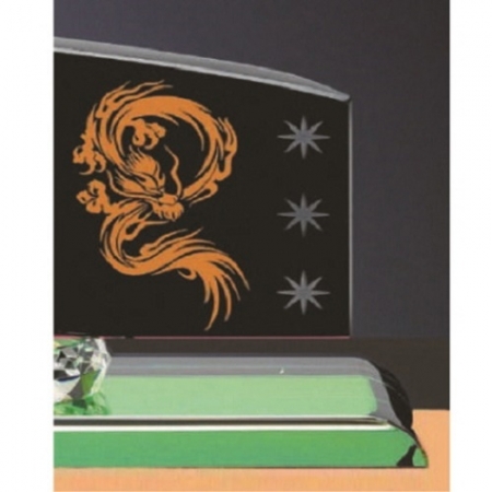 블랙 칼라 크리스탈 명패 8 #5