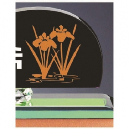 블랙 칼라 크리스탈 명패 6 #5