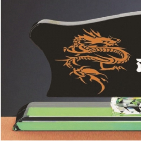 블랙 칼라 크리스탈 명패 5 #3