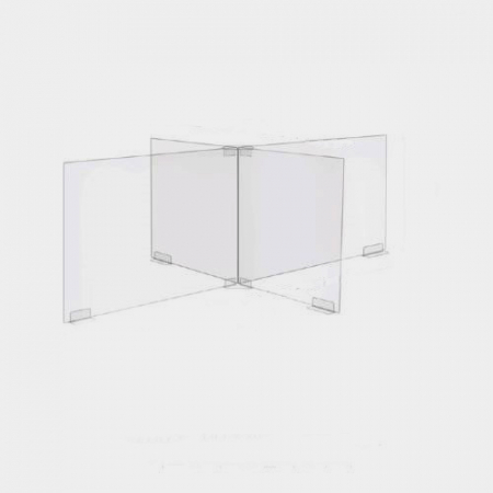 아크릴 가림막 4인용 (세트8) #2