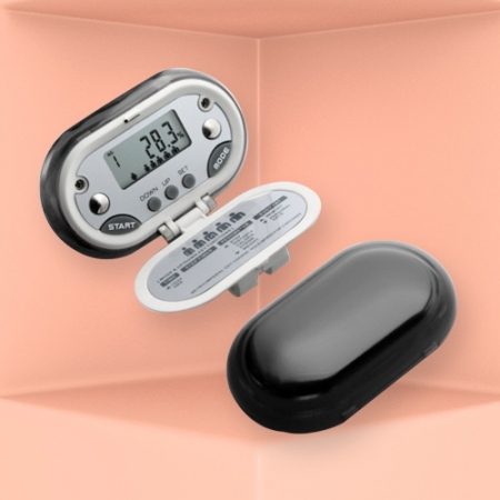 NT 클립 폴더형 다기능 전자 만보계 CAH464 #2