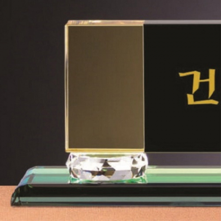 블랙 투톤 칼라 크리스탈 명패 1 #3