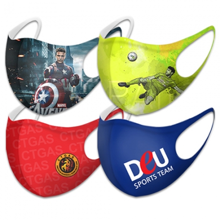 특대형 빅사이즈 패션 마스크 쿨 마스크 전면 인쇄 // 국산 #2