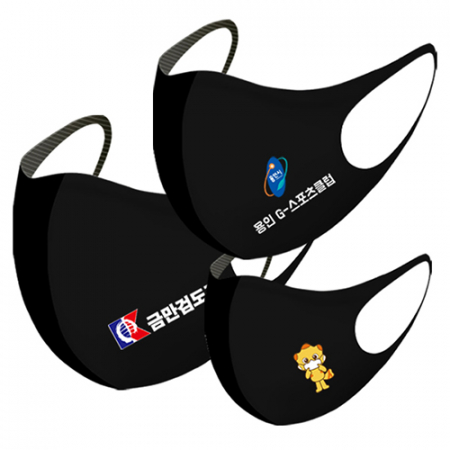 더구디스 구리 패션 마스크 블랙 부분 인쇄 // 국산 #2