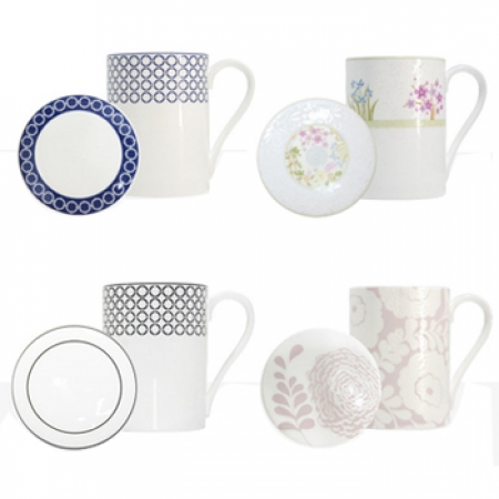 [한국도자기] 뚜껑 머그 1인세트 #2