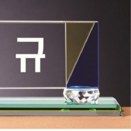 화이트 투톤 칼라 크리스탈 명패 5 #5