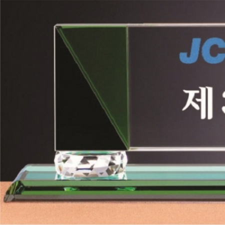 화이트 투톤 칼라 크리스탈 명패 3 #3