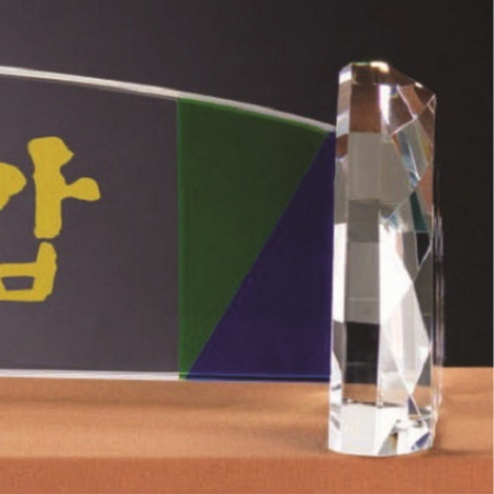 화이트 투톤 칼라 크리스탈 명패 9 #5