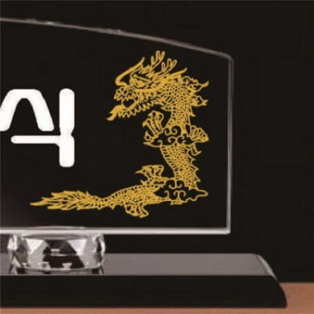 화이트 블랙 크리스탈 명패 1 #5