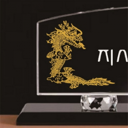 화이트 블랙 크리스탈 명패 1 #3