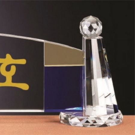 화이트 투톤 칼라 크리스탈 명패 12 #5