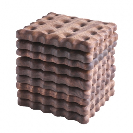 에코키친 블랙 호두나무 원목 컵받침 비스킷 코스터 CAH551 #2