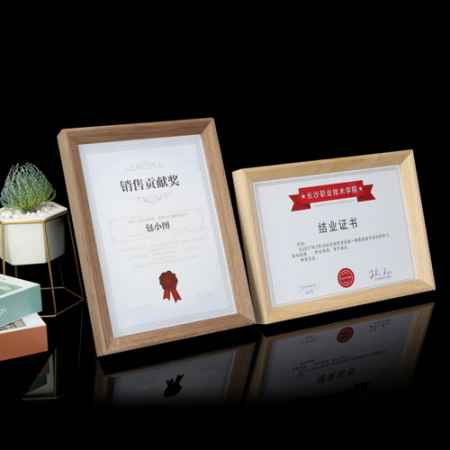 MPA4 인증서 상장 나무 프레임 케이스 CAH615 #2