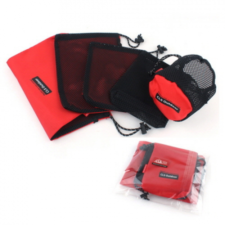 NT 야외 캠핑 5종 아웃도어 파우치 (옥스포드, 메쉬) CAH660 #2