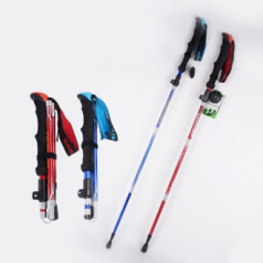 EL 야외 등산 트레킹 알루미늄 접이식 지팡이 CAH656