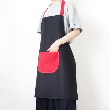 EL 반원 포켓 컬러 심플 앞치마 CAH705 #2