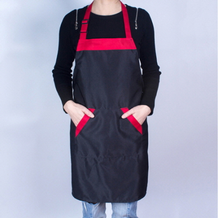 EL 홀터넥 컬러 스트랩 더블포켓 앞치마 CAH707 #2