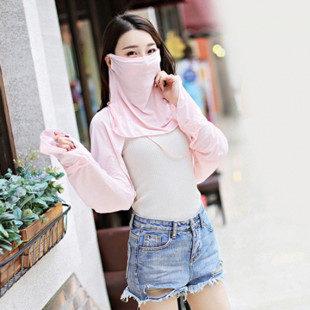 NT 야외 나들이 베일 자외선차단 보호 마스크 스카프 마스크 CAH738 #2